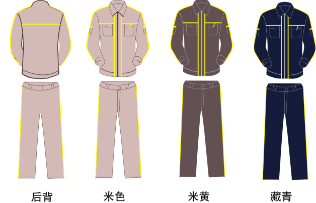 工作服效果图